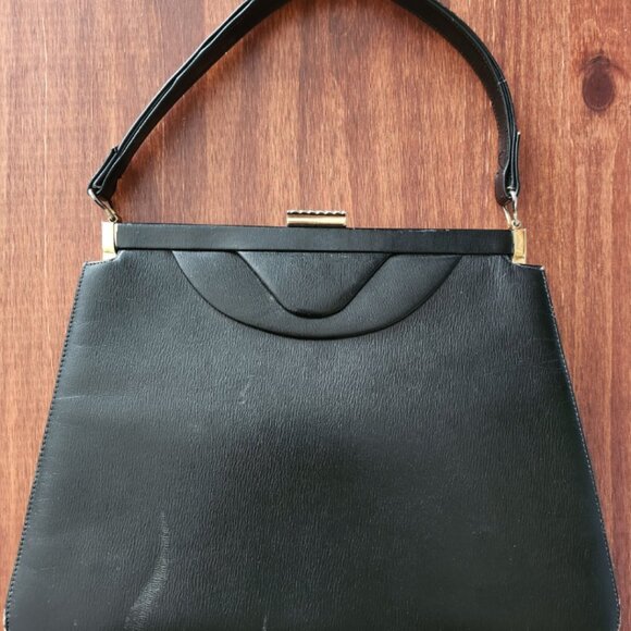 1960s faux leather purse - Picture 2 of 4